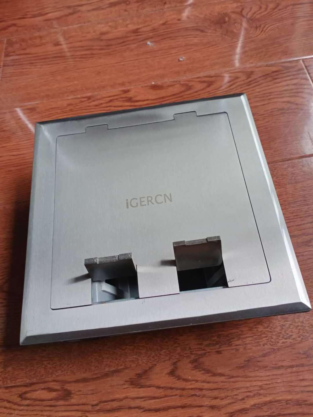 floor socket outlet stainless steel material opening floor box  outlet floor socket with multi socket HGD-180K