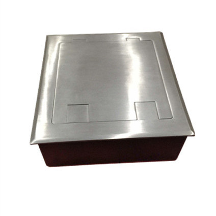 floor socket outlet stainless steel material opening floor box  outlet floor socket with multi socket HGD-180K