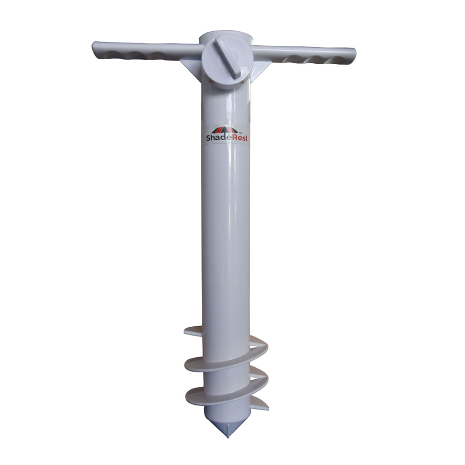 2020 White Plastic Portable Beach Umbrella Anchor, Logo and Packaging Customization Accepted Wholesale Anchor on Sale