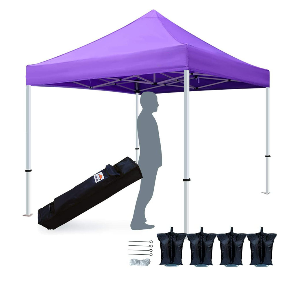 Outdoor 10x10 16x16 20x20, Pvc Metal Frame Foldable Branded Instant Square Canopy Party Tents Event Gazebos For Exhibition/