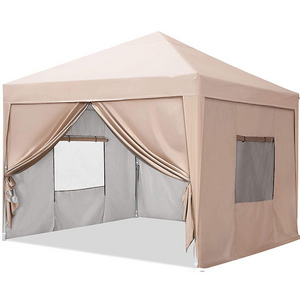 Trade Show3*6m 2.5x2.5m, 3m *2.50m 4.5m X 3m 6x6m 3x3 Camuflado White Color  Steel Popup Tent Gazebos With Oxford Window/