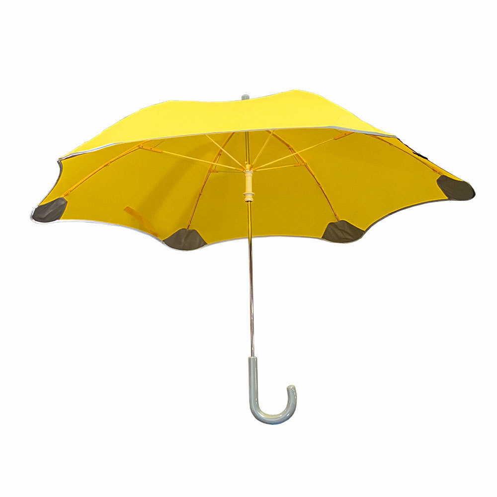 New design round corner straight blunt umbrella no tips sun&rain umbrella child mini blunt rounded umbrella