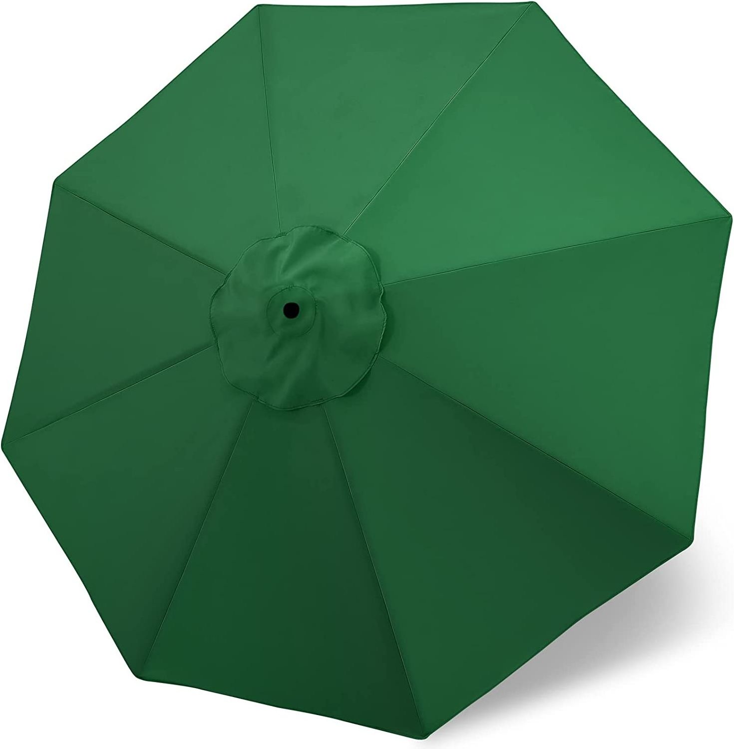 Patio Umbrella 9 ft Replacement Canopy for 8 Ribs-Forest Green