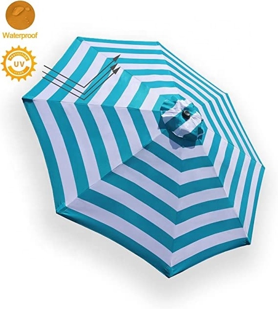 9ft Replacement Canopy Market Umbrella  Outdoor Patio Umbrella Outdoor