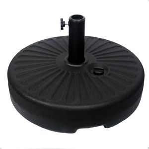 Patio Umbrella Base, 48.5lbs Capacity Fillable Market Patio Outdoor Heavy Duty Umbrella Stand