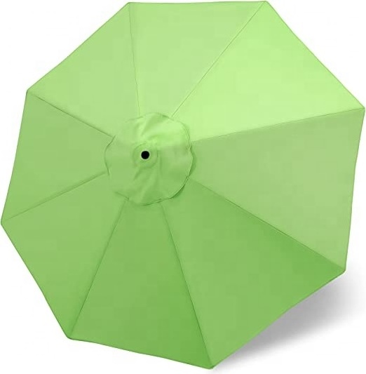 Patio Umbrella 9 ft Replacement Canopy for 8 Ribs-Soft Green Luxury