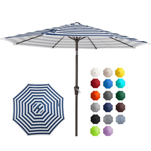 Outdoor Custom Print Market Patio Parasol Restaurant Garden Umbrella Center Pole Umbrella