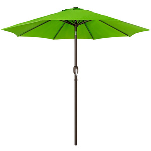 Custom Outdoor Big Patio Oem Garden Umbrella Terrace Parasol 9ft Market Patio Umbrella With Push Button Tilt