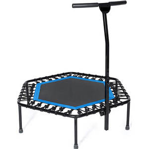 Wholesale High Quality Durable Black Mini Trampoline Fitness Cheap Jumping Springs Indoor Gymnastic Trampolines