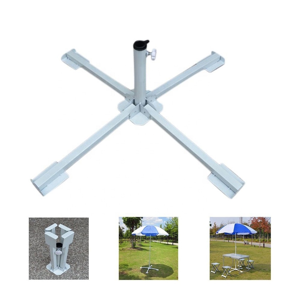 custom foldable metal beach umbrella stand