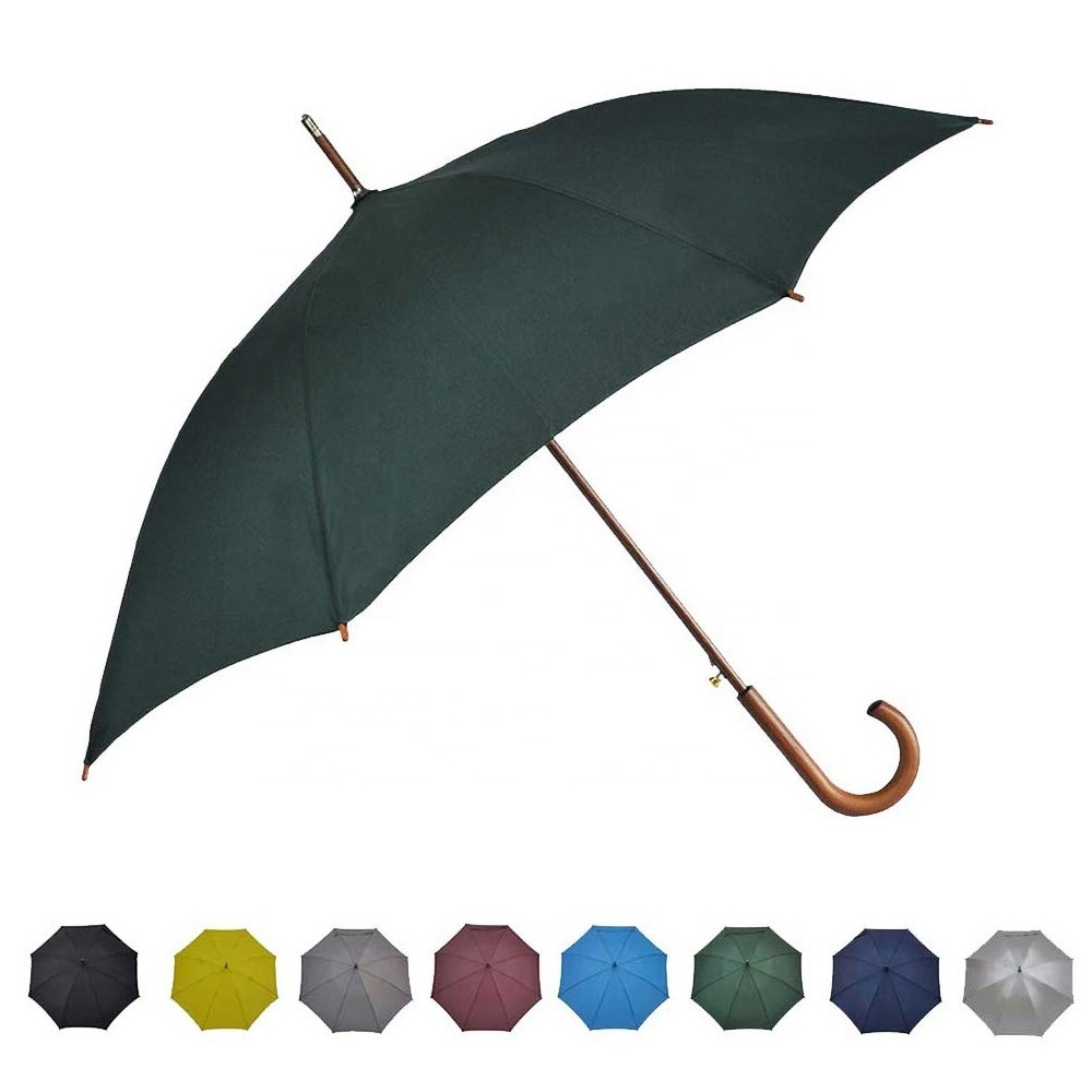 high quality large raines wooden handle umbrellas