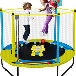 2023 Manufacturer 5ft 6ft 8ft 10ft Round Trampoline Outdoor Baby Kid Jumping Trampolines With Enclosures