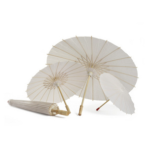 Wholesale Custom White DIY Umbrella PChinese Paper Umbrellas For Wedding