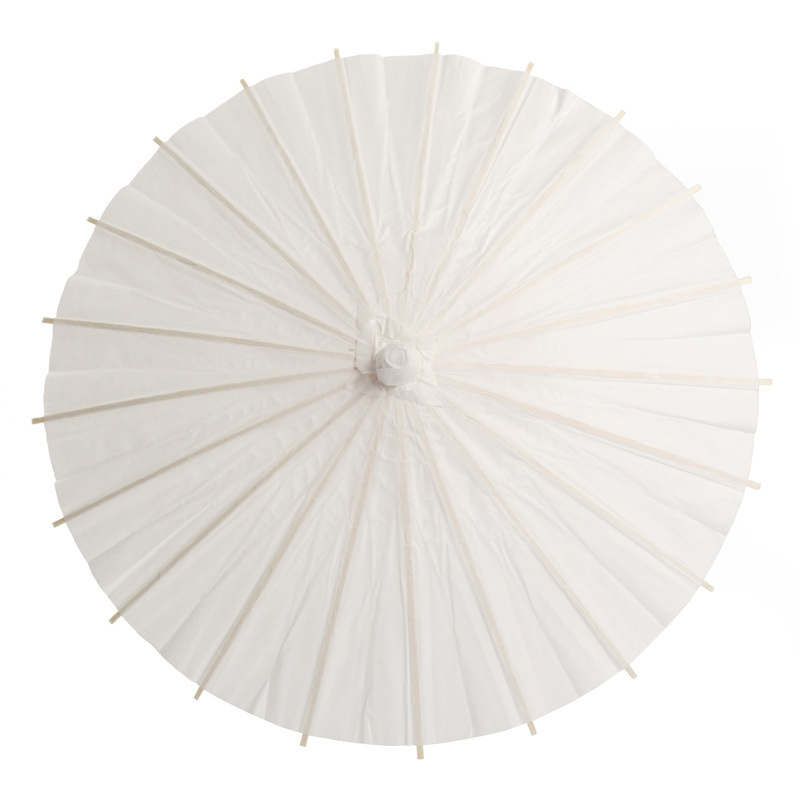 Wholesale Custom White DIY Umbrella PChinese Paper Umbrellas For Wedding