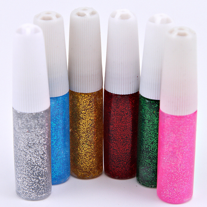 Liquid Glue School Kids Promotion Pack For Art Class Glitter Pens 6ml Craft Glitter Glue