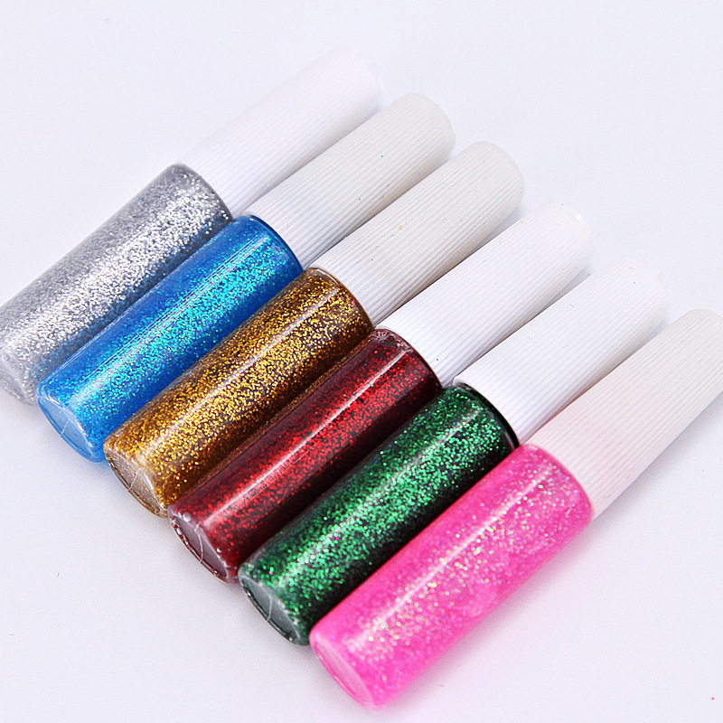 Liquid Glue School Kids Promotion Pack For Art Class Glitter Pens 6ml Craft Glitter Glue