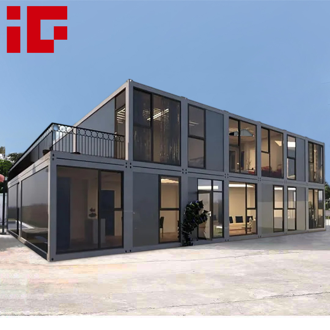 Modular Prefabricated 20ft flat-pack prefab container office living container home especial for rebuild  Turkey after earthquake