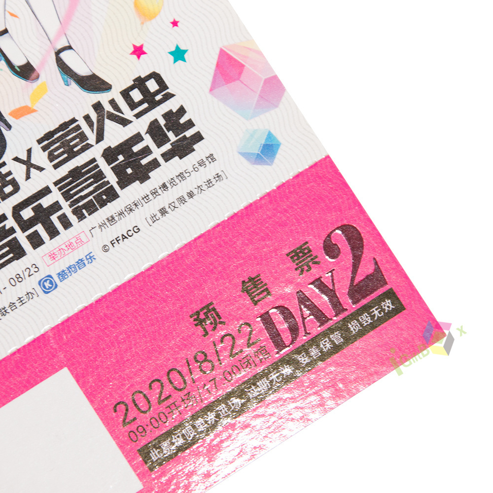 China Factory High Quality Pull Tab Tickets Custom Pull Tab Games Pull Tab Lottery Tickets