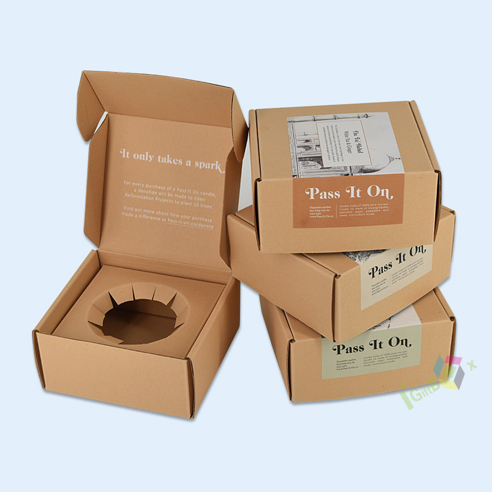 China Made Present Packaging Paper Gift Box with Custom Design Printing