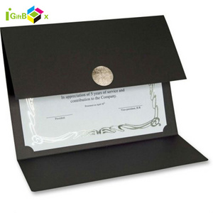 Custom Art Paper Security Certificate With Hologram Stamping Custom Printing Anti Degree Certificate Printing