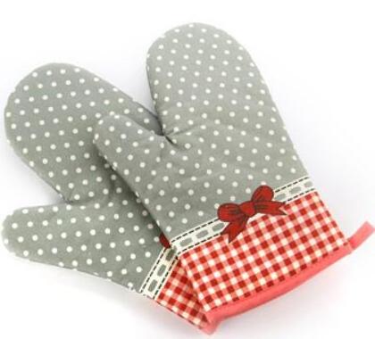 Thick cotton Heat Resistant Pot Holder Microwave Mitts Kitchen Cooking Bbq Baking Oven Gloves