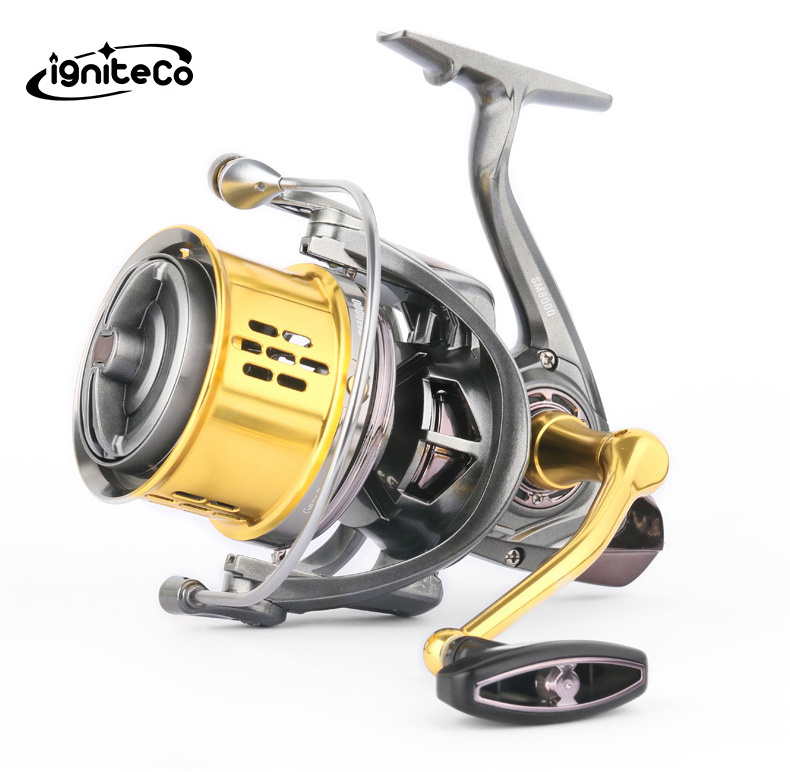 Factory wholesale price metal body CNC metal spool long casting 20kg drag sea fishing saltwater fishing spinning reels