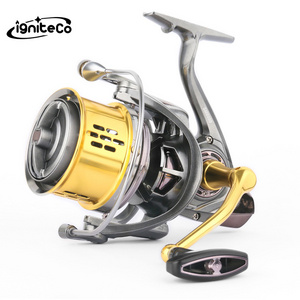 Factory wholesale price metal body CNC metal spool long casting 20kg drag sea fishing saltwater fishing spinning reels