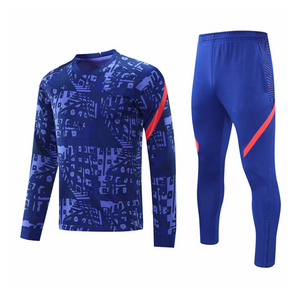 New Style Football Jacket with Pants Sport Wear Soccer Tracksuit Set wholesale training football jerseys soccer uniform