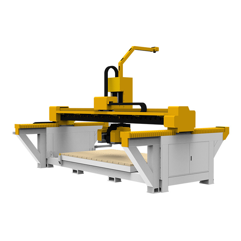 Bridge saw type cnc stone cutting machine for marble granite quartz kitchen countertop