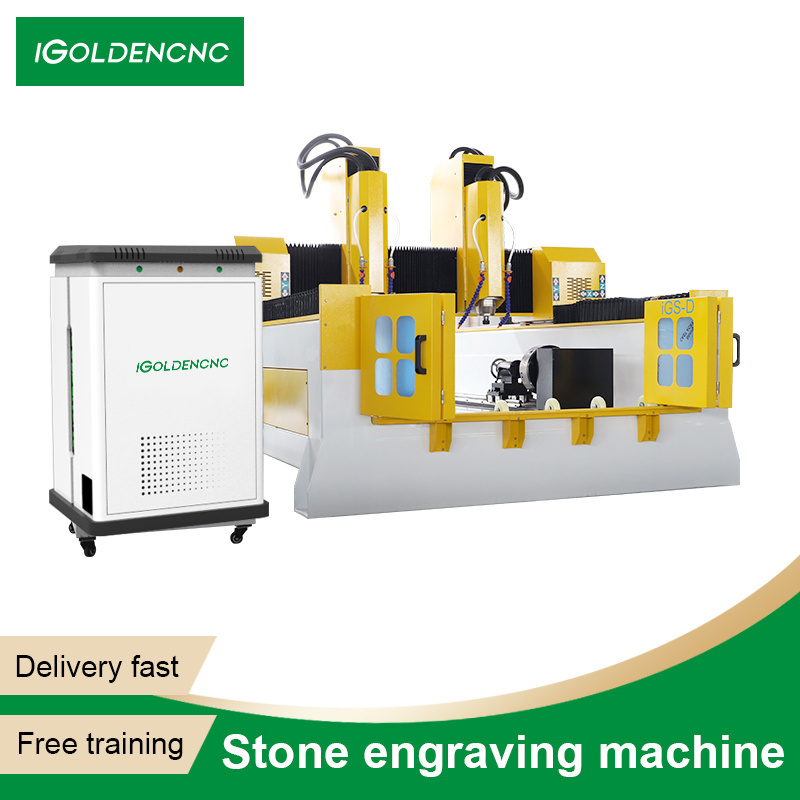 Granite 1530 Cnc Stone Cutting Machine Engraving Headstone Carving Machinery Cut Marble