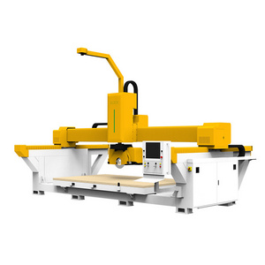 3 axis 5 axis cnc router marble stone cnc bridge saw stone slab cutting machine for granite headstone