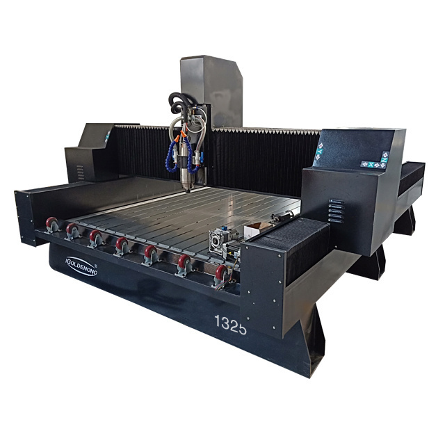 heavy duty double heads 4 axis cnc router stone engraving machine for marble and granite