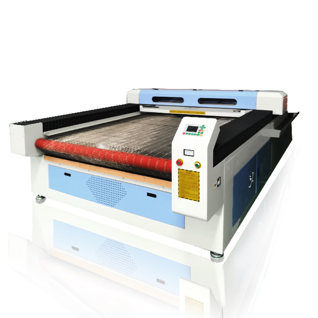 1610 1625 1630 auto feeding cloth textile fabric laser cutting machine price