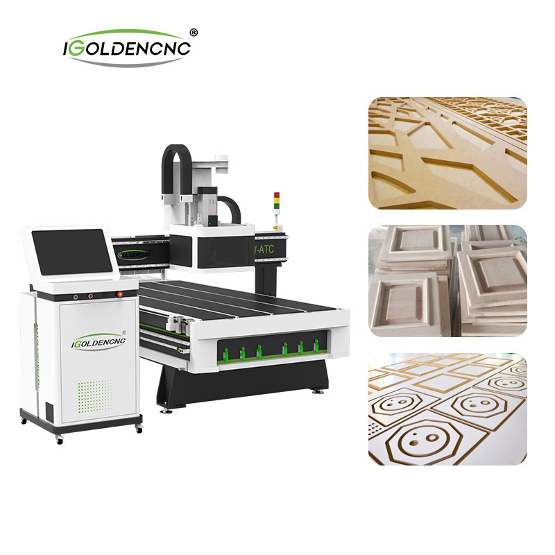 1325 atc cnc router 1530 3d wood carving cutting machine woodworking machinery with linear or carousel tool changer