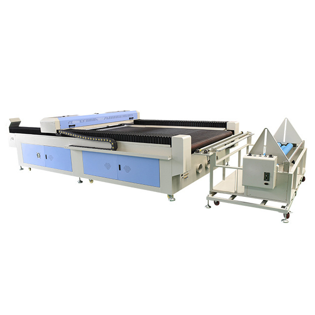 1610 1625 1630 auto feeding cloth textile fabric laser cutting machine price