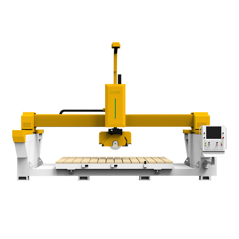 cheap cnc router 3d 4th axes 5 axis bridge saw granite stone slab cutting quartzite countertops tombstone engraving machine