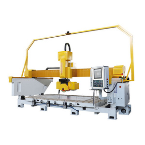 automatic cnc 5 axis bridge saw granite marble stone cutting machine price