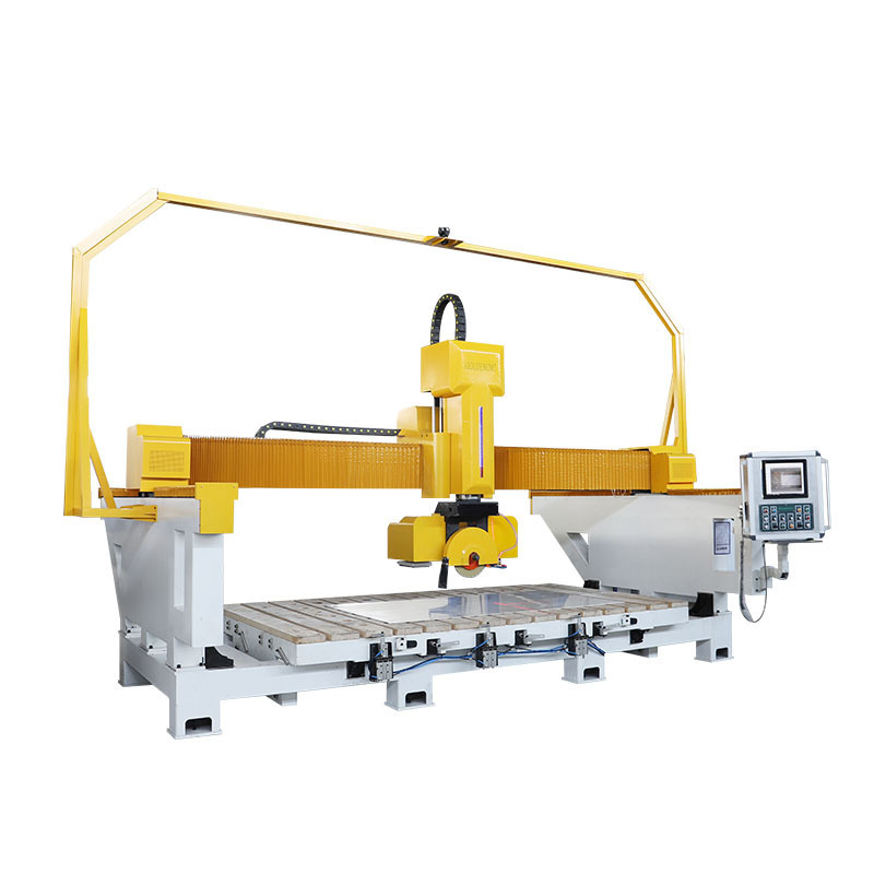 automatic cnc 5 axis bridge saw granite marble stone cutting machine price