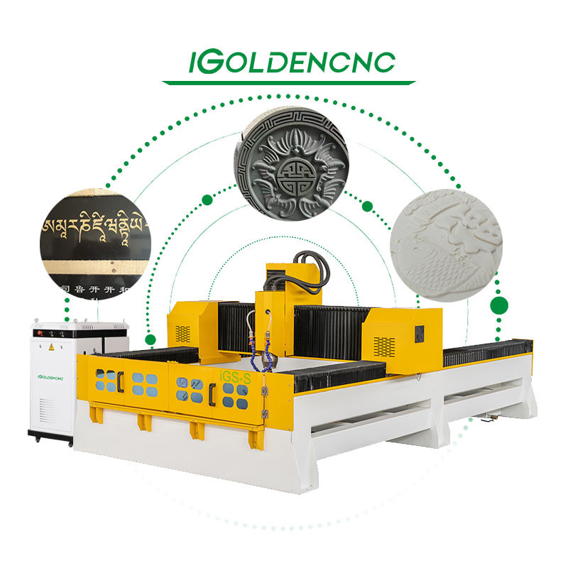 Economic Stone CNC Router for Headstone Engraving Automatic Marble Slab Carving Router