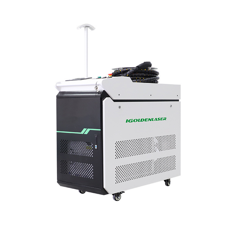 Industrial 1000W 1500W 2000W Metal Oil Grease Old Paint Dust Pulse Cleaner Rust Removal Handheld Laser Cleaning Machine