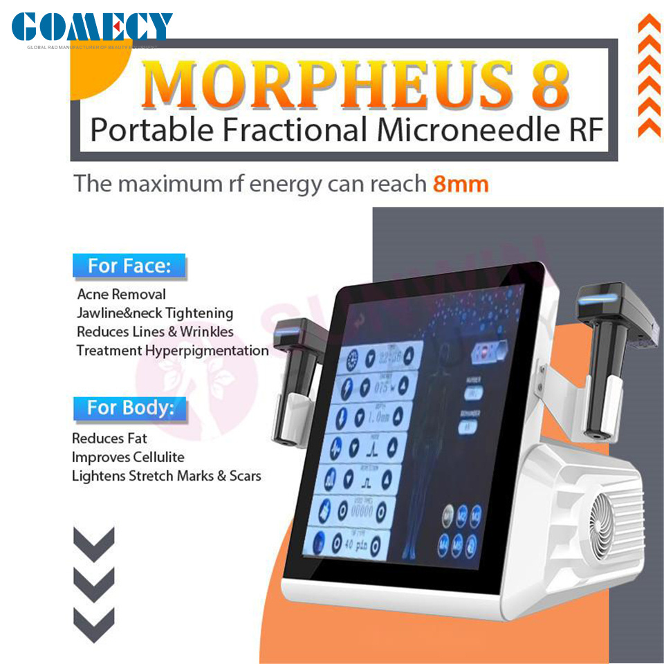 2023 Newest Morpheus 8 Microneedle RF Acne Treatment /Morpheus8 Fractional Stretch Marks Removal Scars Machine Factory Price