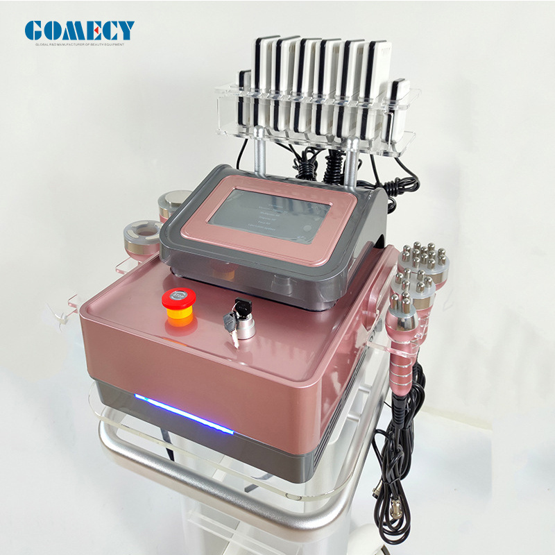 GOMECY 40K rf slimming machine vacuum RF face lifting skin tightening Lipo laser Fat melting beauty machine