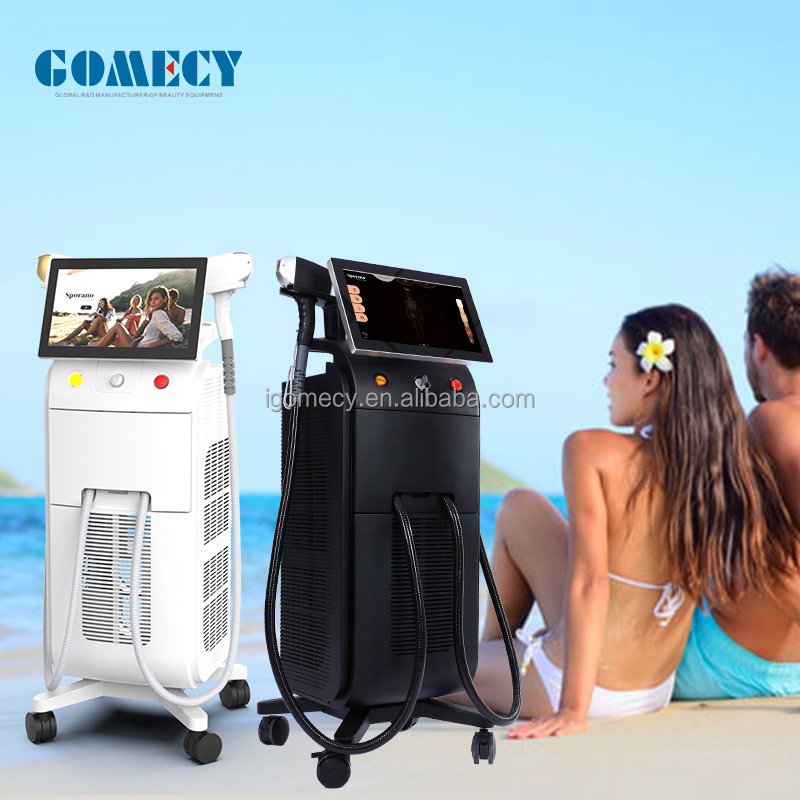 2023 Newest GOMECY Powerful 4K Ice Platinum Titanium 4 Waves Medical Machine with Trio Diode XL Laser for Hair Removal