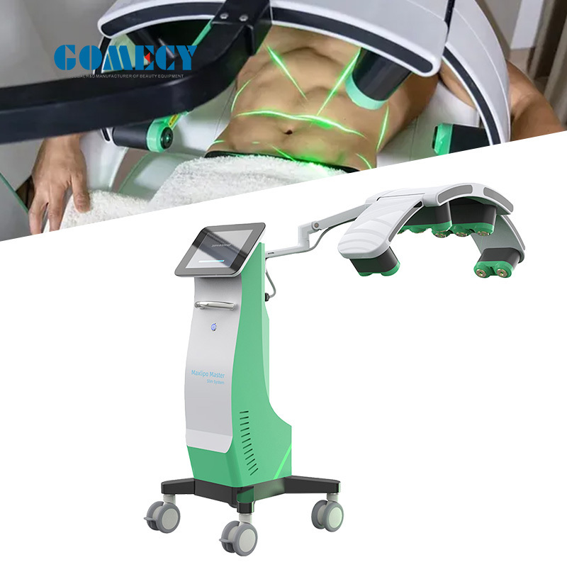 Non-Invasive cryo plates with ems 532nm green light 10d laser therapy machine lipo machine 10d max lipo master laser slimming