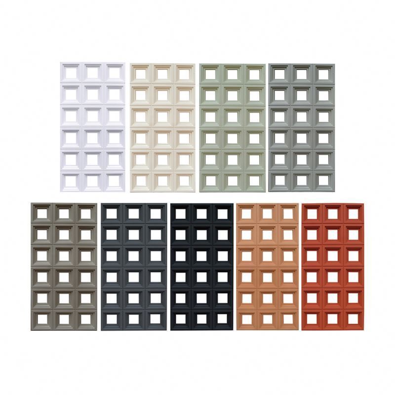 High quality PU brick component Fireproof Polyurethane wall panel tile Waterproof 3D PU stone panel