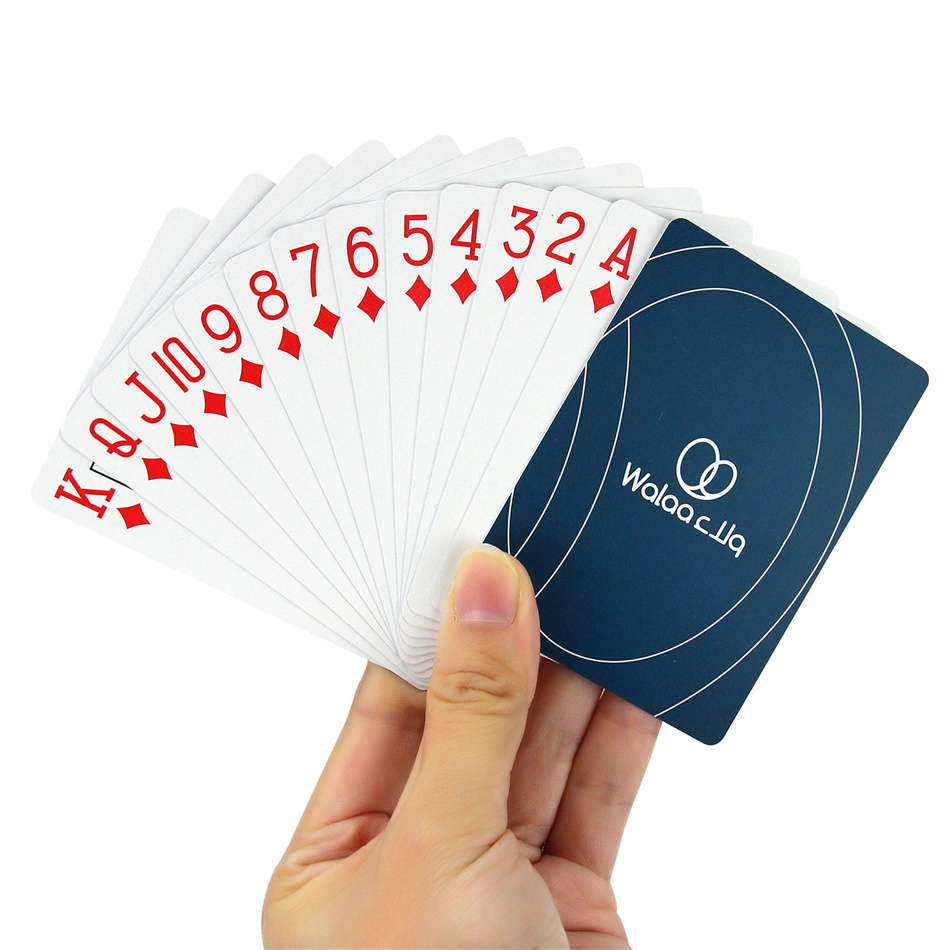 Wholesale Manufacturer Promotional Advertising cheap plastic card magic poker card jumbo playing cards