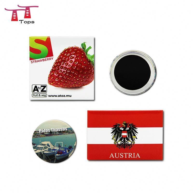 2023 Factory Supply Paris Magnets Resin Wholesale Custom Jamaica Stickers Austria Fridge Magnet