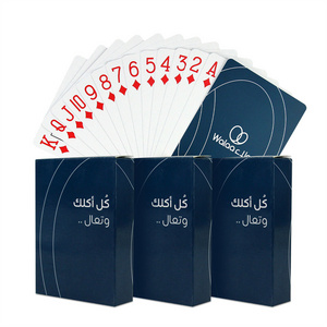 Wholesale Manufacturer Promotional Advertising cheap plastic card magic poker card jumbo playing cards