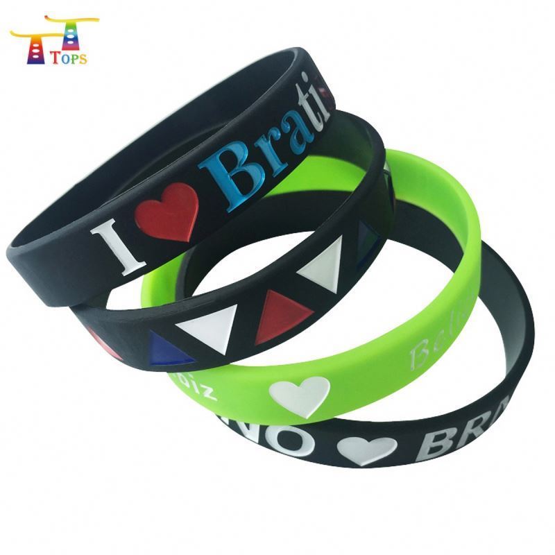 Promotional Gift Cheap Price Custom Silicone Wrist Band Custom Silicone Bracelet Bulk Cheap Silicone Band For Sport