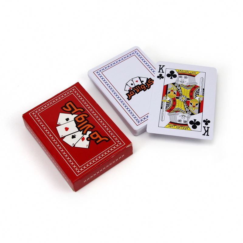 Custom Design Cartoon Printed Baloot poker Games Card Funny Playing Card For Adult